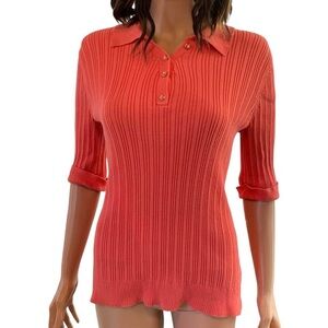 Croft & Barrow Orange Polo Shirt